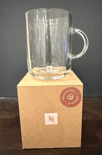 NEW Nespresso Vertuo Mug Cup Made In France Tempered Glass Original Box