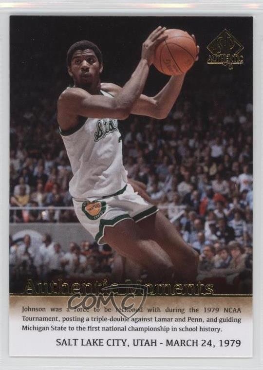 2014-15 SP Authentic Authentic Moments Magic Johnson #67 HOF 0k0