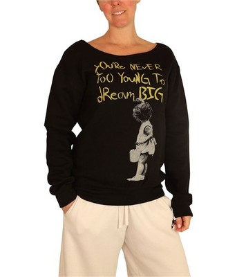 Elevenparis Womens Never Too Young Sweatshirt