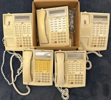 Avaya Lucent Partner 18D Phone Off White , Lot Of 5