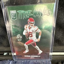 2025 Panini Donruss Elite Title Waves Patrick Mahomes II #1 Chiefs NFL