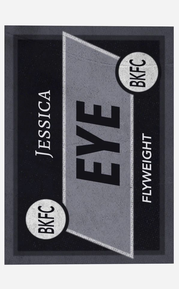 Jessica Eye BKFC MMA Hot Sexy Bikini Swimsuit Custom ACEO Rookie Trading Card RC - Image 2 of 2