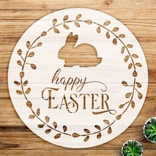 Reusable Mylar Easter Bunny Stencil for Crafts, Spring Decor Festive Projects
