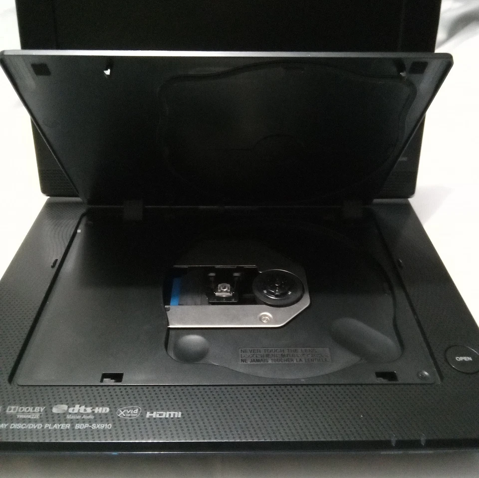 Sony BDP-SX910 9in Portable Blu-Ray/DVD Player - For Parts Or Repair  - Image 4 of 4