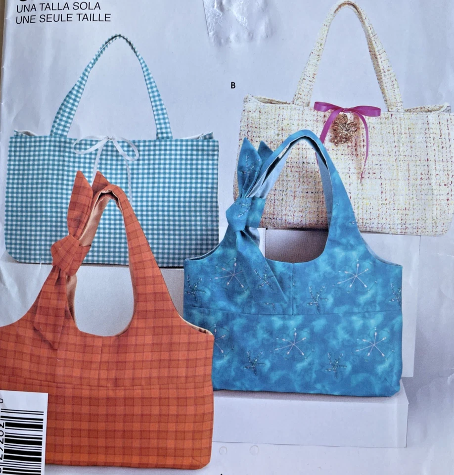 Sewing Pattern #4625 Bag Design Two Styles One Size Factory Fold - Image 2 of 4