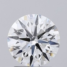 GIA 0.53 CT Natural Diamond D/VVS2 Round Brilliant Loose Engagement Diamond 2700.75 per carat