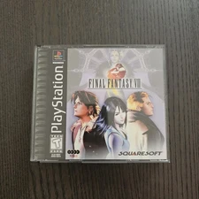 Final Fantasy VIII Black Label All Discs (4) and Manual (PlayStation 1, 1999)