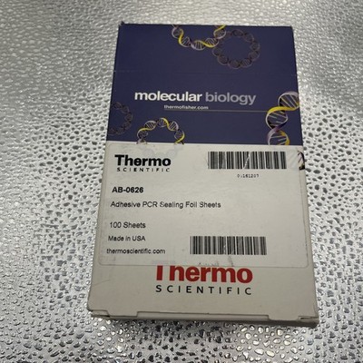 Thermo Scientific Adhesive PCR Plate Foils AB0626 (100 Sheets) In Box
