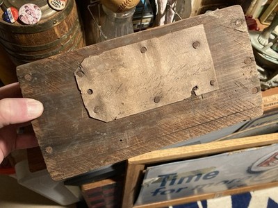 Vintage Paterson NJ Reel And Harness Company Storage Shipping Crate Container