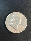 1953 D Franklin Silver Half Dollar, Denver,  circulated==nice shape