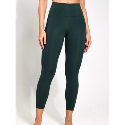 GIRLFRIEND COLLECTIVE Green Compressive Pocket High-Rise Active Leggings Size S