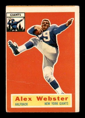 1956 Topps #5 Alex Webster RC G/VG X3052011