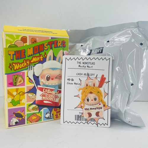 POP MART x Labubu The Monsters Wacky Mart Series Figure Doll Toy - Chow Mein