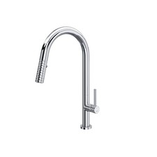 Rohl TE55D1LMAPC Tenerife Pull-Down Kitchen Faucet With C-Spout Polished Chrome