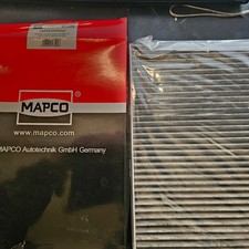 Image of mapco 67202 pollen filter AUDI SEAT SKODA VW