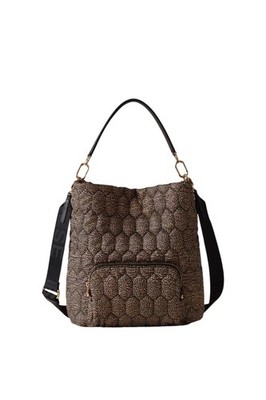 BORBONESE - Women's medium Honey Secchiello bag