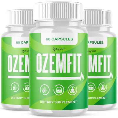 (3 Pack) Ozemfit Advanced Energy & Fitness Support Formula Ozem Fit 180 Capsules