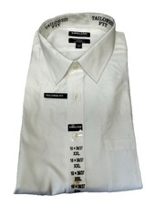 Kirkland Signature Men's Textured Tailored Fit Dress Shirt - XL 17 1/2 x 36/37