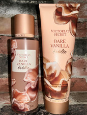 Victoria's Secret Bare Vanilla Brulee Fragrance Mist  Body Lotion Set