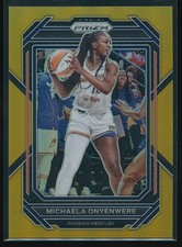 Michaela Onyenwere 2023 Panini Prizm WNBA Gold Prizm #56 6/10