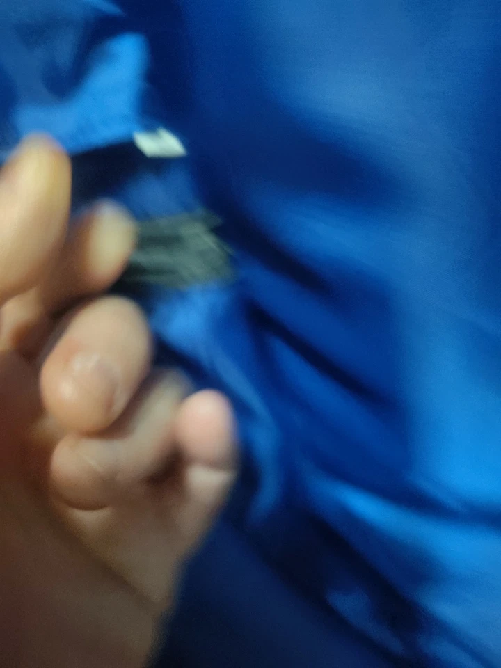 Nuevo NUEVO CON ETIQUETAS Raspinni Para hombres Azul Cuadros Abrigo Deportivo Chaqueta a Cuadros 100% LINO Blazer 40 R Foto 4 de 4