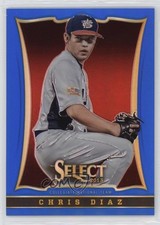 2013 Panini USA Baseball Box Set Select Blue Prizm Preview /199 Chris Diaz 0e2x