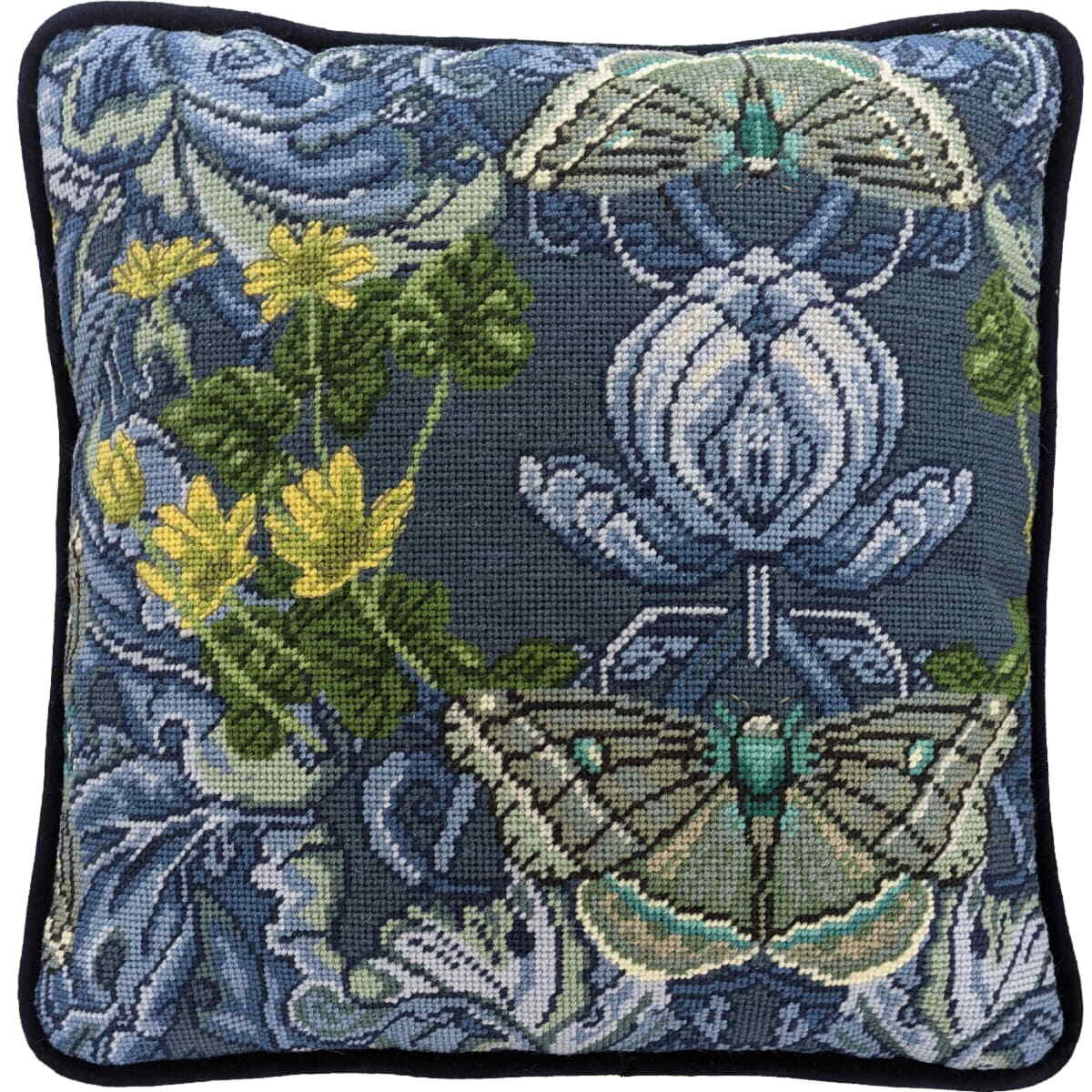 Bothy Threads stamped Tapestry Cushion Stitch Kit ""Fatal Anemone"", TAM2, 36x36cm