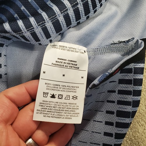 Creighton Bluejays Shirt Mens Medium Blue Nike DriFit ADV Tiger Woods DN2237 493 - Picture 3 of 10