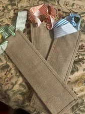 Wedding/Party-  Burlap Gift Wine Bags. Lot Of 20. Random Colors. Brand NEW