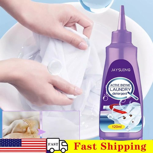 1~5x Active Enzyme Laundry Stain Remover - 120ML Garment Stubborn Stain Remover - Picture 3 of 22