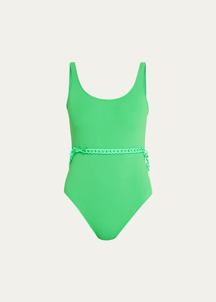 Solid & Striped The Annemarie Belted One Piece Swimsuit