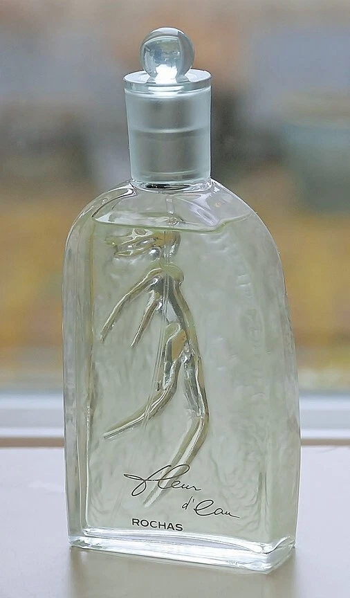 Antigo FLEUR D'EAU por ROCHAS spray Eau de Toilette 100 ml ~ 3,4 oz DESCONTINUADO 1ª versão GRANDE - Imagem 3 de 4