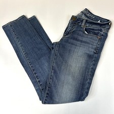 American Eagle Women’s Jeans Size 0 Skinny Dark Wash Blue Denim Stretch #2035