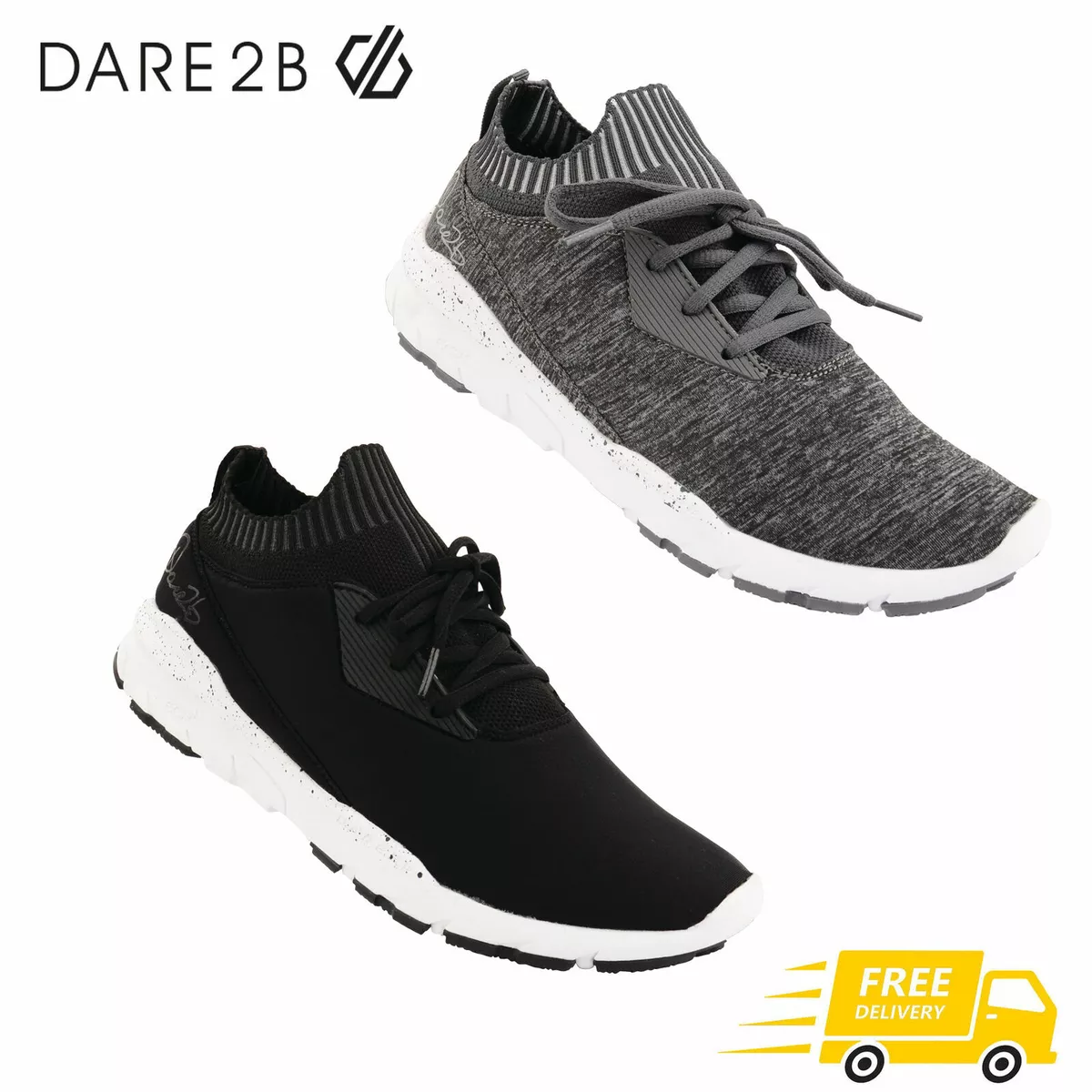 Dare2b Xiro Womens Lightweight Lace Up Run Gym Sneakers Trainers Shoes RRP 80