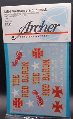 Archer | No. AR35263 | 1:35 M54 Vietnam Era Gun Truck Transfers