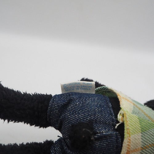 Le sucre C0208 Black Santan Rabbit Bunny Plush 7" Stuffed Toy Doll Japan - Picture 5 of 5