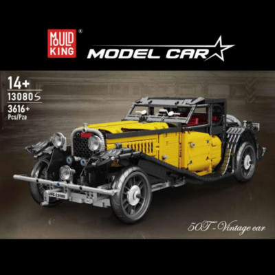 MouldKing 13080S Bugatti 50 Spur T Modellblöcke Oldtimer Dynamic 3616 Teile