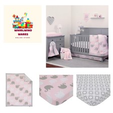 Dreamer - Pink/Grey Elephant 8 Piece Comforter Set