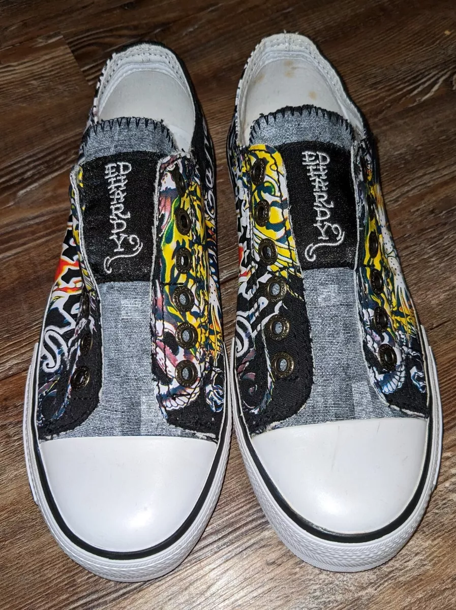 Ed hardy sale slip on sneakers