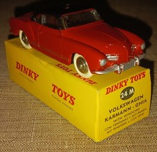 RARE Dinky Toys 1:43 Volkswagen Karmann-Ghia N°24M – Boite D’origine France