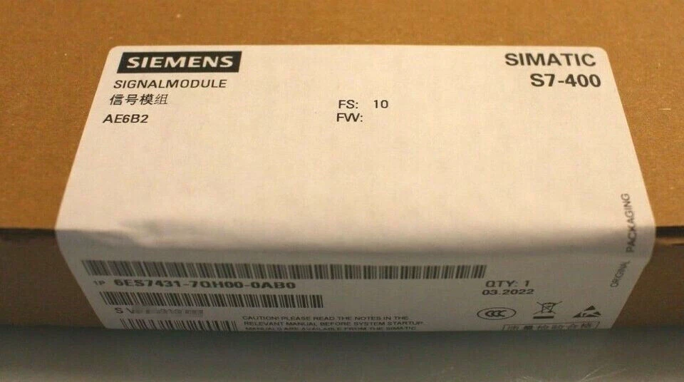 6ES7431-7QH00-0AB0 1PCS NEW SIEMENS 6ES7431-7QH00-0AB0 Analog Input Module - Image 2 of 4
