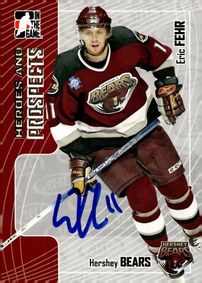 Eric Fehr - Signed 2005-06 In The Game Heroes And Prospects Card #214
