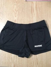 New HOOTERS Girl Black Authentic Sexy Uniform Shorts Halloween XXXS & XXS