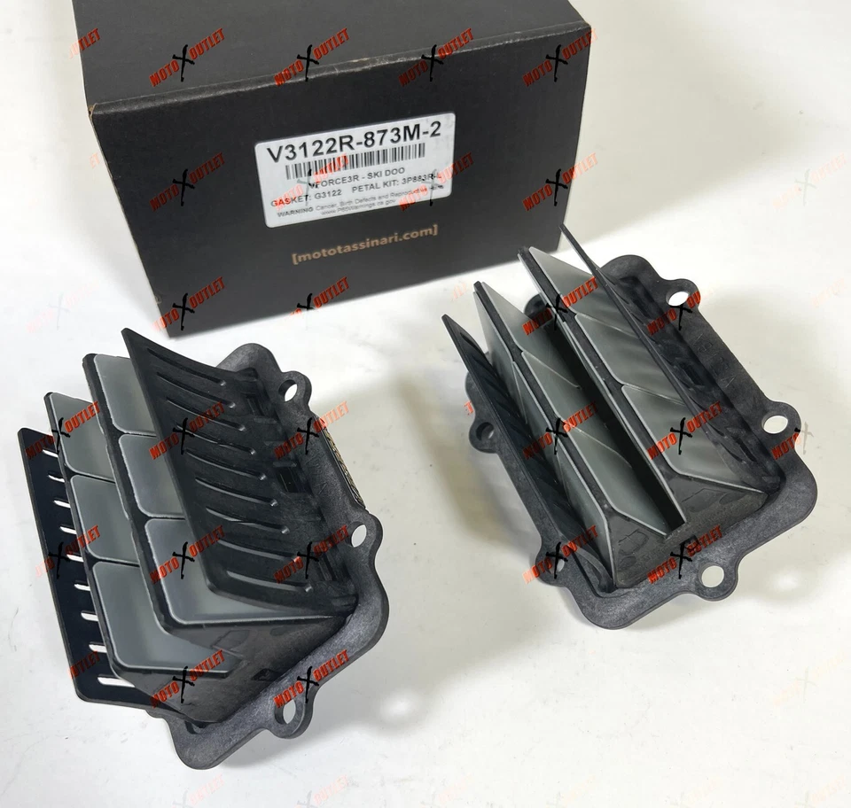 Jaula de válvula de 3 cañas Ski Doo E-Tec 850 800 V-Force 2010-2025 Summit V3122R-873M-2 Foto 3 de 4