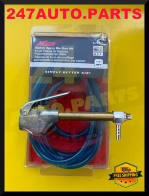 Milton S157 Siphon Spray Blow Gun Kit – Industrial Air Blow Gun With Siphon Spray Function