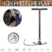 4500PSI AIR GUN RIFLE PUMP FILLING PUMP STIRRUP 3 STAGE CHARGER PCP AIRGUNS