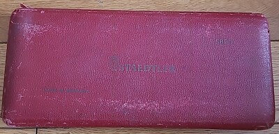 Antique Staedtler 5890 drafting set, Incomplete, Made in Germany, Original Case