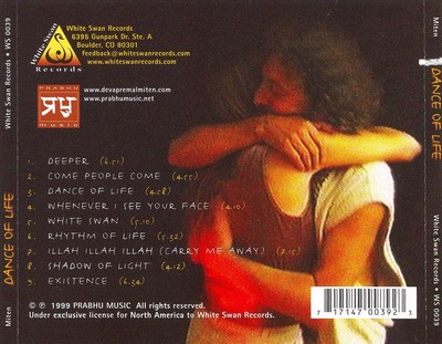 MITEN/DEVA PREMAL DANCE OF LIFE NEW CD