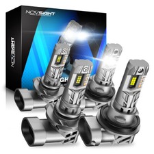 LED HEADLIGHT BULBS H1 H3 H4 9005 9006 H7 H11 6500K 16000LM COLD WHITE NOVSIGHT