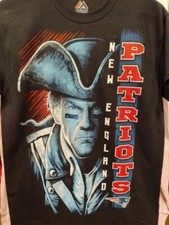 NEW ENGLAND PATRIOTS New with tags PATRIOT VINTAGE T-Shirt BLACK shirt NFL TEAM